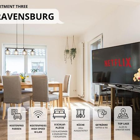Relaxapartment Fuer Bis Zu 8 Gaeste, Familienfreundlich, Mit Viel Platz Und Garten Ravensburg Exterior foto